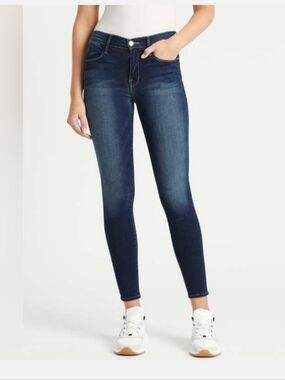 Frame Lehigh Skinny Jeans Blue High-rise 33